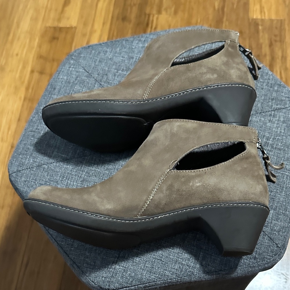 LAST CHANCE OFFER: Dansko Taupe Ankle Booties - Picture 3 of 6
